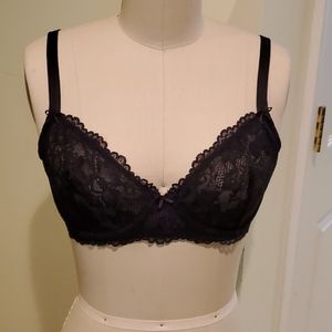 Savage X Fenty Black Lace Bra
